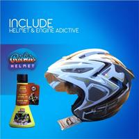 Gambar Paket Helm Force Double Visor Anti Pecah Speed White Force + EA 30 Ml dari Richie Helm Store undefined 1 Tokopedia