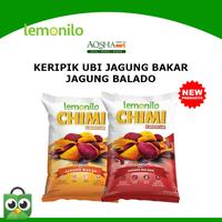 Gambar LEMONILO CHIMI SNACK KERIPIK UBI JAGUNG BAKAR BALADO 40G - Balado dari Aqsha mart undefined 1 Tokopedia