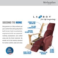 Gambar La-Z-Boy Sofa Premium Fabric Empire Sofa Recliner 3 Seat - Coffee dari Melandas Outlet undefined 5 Tokopedia