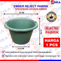 Gambar TERMURAH ! Ember cor hijau / ember murah / ember cupang -BARANG REJECT - RIJEK KCL HIJAU dari IKA-OFFICIAL undefined 3 Tokopedia
