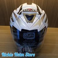 Gambar Paket Helm Force Double Visor Anti Pecah Speed White Force + EA 30 Ml dari Richie Helm Store undefined 5 Tokopedia