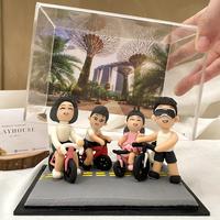 Gambar Clay in acrylic box jumbo (15x10x10cm) custom hadiah ultah wisuda dari Clayhouse undefined 2 Tokopedia