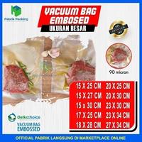 Gambar PLASTIK VACUUM VACUM VAKUM BAG MAKANAN POLOS EMBOS 18x28 CM - POLOS PREMIUM dari PabrikPacking undefined 4 Tokopedia