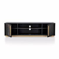 Gambar CUSTOM | Meja / Bufet TV Kayu Jati Industria Hitam Matte - Credenza dari Andrian Furniture undefined 3 Tokopedia