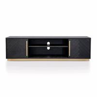 Gambar CUSTOM | Meja / Bufet TV Kayu Jati Industria Hitam Matte - Credenza dari Andrian Furniture undefined 1 Tokopedia