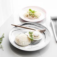 Gambar Marble Plate / Piring Makan / Piring Keramik dari SYLA Home undefined 3 Tokopedia