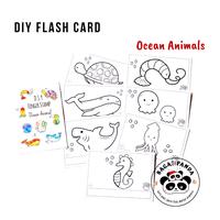 Gambar DIY Finger Print Flash Cards Set - Binatang Laut - Mainan Edukasi dari Bagasi Panda undefined 1 Tokopedia