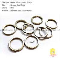 Gambar RING GANTUNGAN KUNCI DIAMETER 17MM/RING GEPENG BULAT TEBAL STAINLESS dari Uncle Berry undefined 1 Tokopedia