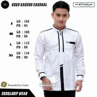 Gambar Baju Koko Hadroh Koko Elrumy Best Seller Motif Terbaru LCc - Putih, S dari Kafa Store Pekalongan undefined 3 Tokopedia