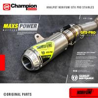 Gambar Knalpot Original Tipe Gtx Pro Gtx 4 Stroke Jupiter Z Norifumi dari Champion Motoshop undefined 1 Tokopedia