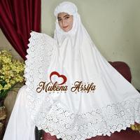 Gambar mukena keliling putih bordir bukittinggi dari assifamukenapadang undefined 1 Tokopedia