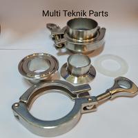 Gambar Clamp Ferrule Sanitary ss 304 3 inch set dari Multi Teknik Parts undefined 1 Tokopedia
