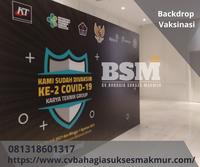 Gambar Backdrop Vaksinasi Karawang Photobooth 085100463227 dari pasar online tangerang undefined 1 Tokopedia