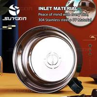 Gambar Mangkok Stainless Gagang Mangkok Kuah Tutup Cangkir Mangkok - Biru dari SUNXIN undefined 4 Tokopedia
