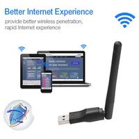 Gambar USB WIFI WIRELESS ADAPTER NETWORK DONGLE 150mbps MT7601 ANTENA DVB T2 dari SleXent undefined 3 Tokopedia