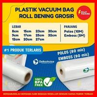 Gambar PLASTIK VACUM VACUUM VAKUM DELKO ROLL POLOS / EMBOSS BENING - 25CM - SACHETROLL 25CM dari kilat packing undefined 5 Tokopedia
