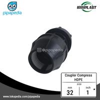 Gambar Coupler/ Sock HDPE Compress Irriplast 32mm (1 inch) dari Pipapedia undefined 2 Tokopedia