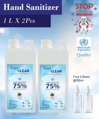 Gambar PAKET Pure and Clean Hand Sanitizer. 2 Liter. Standart WHO. - jasmine, BOTOL 100ml dari Karunia Agung Motor undefined 1 Tokopedia