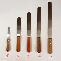 Gambar Spatula Lurus Stainless Gagang Kayu Spatula Butter Cream Kue - 12 inch dari maxxkitchen undefined 1 Tokopedia