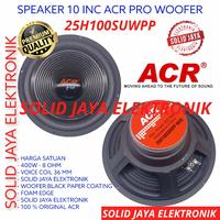 Gambar Speaker ACR 10" 10inc Woofer ACR PRO 25H100SUWPP Speaker Woofer ACR 10 dari SOLID JAYA ELEKTRONIK undefined 1 Tokopedia