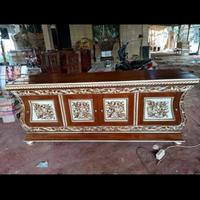 Gambar buffet tv biola jati ukir dari wrtjatilestarifurniture undefined 2 Tokopedia