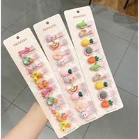 Gambar Jepit Rambut Anak Korea Bunga dan Buah Set 10 Pcs ~ Victoria - carrot&friend dari victoria house undefined 1 Tokopedia