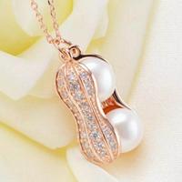 Gambar Kalung TITANIUM Kacang Mutiara Elegan Perhiasan Anti Luntur&Anti Karat - Kuning dari MarkasNYATitaniumACC undefined 5 Tokopedia