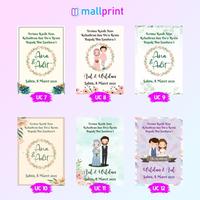 Gambar Kartu Ucapan Terimakasih/Kartu Souvenir/Wedding Card/Kupon Souvenir - 5x3 dari mallprint undefined 1 Tokopedia