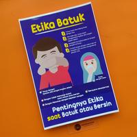 Gambar Poster Edukasi Etika dan Kesehatan - Etik dalam Batuk. dari Sinergi Poster Tulungagung undefined 2 Tokopedia