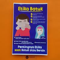 Gambar Poster Edukasi Etika dan Kesehatan - Etik dalam Batuk. dari Sinergi Poster Tulungagung undefined 1 Tokopedia