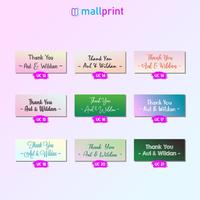 Gambar Kartu Ucapan Terimakasih/Kartu Souvenir/Wedding Card/Kupon Souvenir - 5x3 dari mallprint undefined 3 Tokopedia