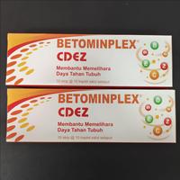 Gambar BETOMINPLEX CDEZ STRIP ISI 10 Suplemen Vitamin C D E Zinc B2 B6 dari APOTEK APOLLO undefined 4 Tokopedia