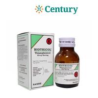 Gambar BIOTHICOL 125 MG DRY SYRUP 60 ML 1 BOTOL/THIAMPHENICOL/ANTIBIOTIK dari Apotik Century undefined 1 Tokopedia