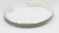 Gambar GELANG BANGGLE PERAK PRIA WANITA BALI CARVING PERAK ASLI 925 dari Nadi silver undefined 2 Tokopedia