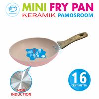 Gambar Pamosroom Mini Frypan 16cm Anti Lengket Mini Wok Pan Motif Kayu 16 cm - 20 Pink Idc dari pamosroom undefined 5 Tokopedia