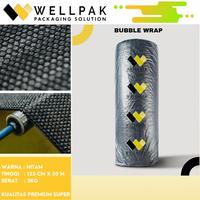 Gambar BUBBLE WRAP ROLL 125CM X 50METER - PREMIUM (HITAM & BENING) - Hitam dari Duta Packing JKT undefined 2 Tokopedia