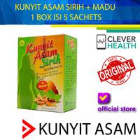 Gambar KUNYIT ASAM SIRIH + MADU 1 BOX ISI 5 SACHETS dari CleverHealth undefined 1 Tokopedia
