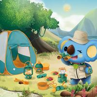 Gambar Koala Diary Camp Set Camping anak mainan edukasi tenda berkemah anak - Camping V2 dari petite.playland undefined 1 Tokopedia