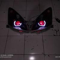 Gambar lampu depan headlamp Livina L10custom projie bluelens 3 inchi dari rahayujayamotor undefined 1 Tokopedia