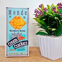 Gambar BISKUIT MONDE CREAM CRACKERS 180 GRAM / MAKANAN RINGAN ASIN JADUL dari vicshoes undefined 1 Tokopedia