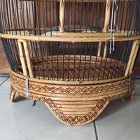 Gambar sangkar perkutut full rotan dari Aryasatya Sangkar undefined 4 Tokopedia