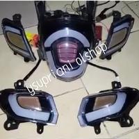 Gambar paketan sen depan belakang dan lampu stop scoopy esp r 12,rgb dari side projects indonesia undefined 1 Tokopedia