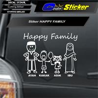 Gambar stiker happy family - 2 anak L,P dari pns stripingdecal undefined 1 Tokopedia