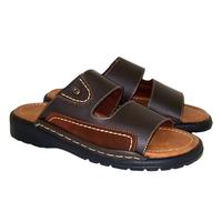 Gambar Sandal Casual Formal Pria Dewasa Sandal Selop Bapak Bapak ori JAVA7 - 38, Cokelat dari ARVIAN Footwear & Fashion undefined 3 Tokopedia
