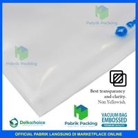 Gambar Emboss Bening Vacuum Bag Delkochoice Ukuran Besar Termurah Satuan - 20x30 cm dari PabrikPacking undefined 5 Tokopedia
