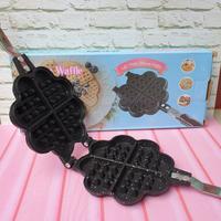 Gambar Cetakan Waffle / Waffle Maker / Cetakan Croffle Cetakan Wafel Kompor dari Tokone.Laris undefined 4 Tokopedia