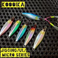 Gambar JIG CASt METAL JIG MICRO JIG no KOIKA SLOW JIG SISIK IKAN ULTRA LIGHT dari Aft Absolute Fishing Tackle undefined 1 Tokopedia