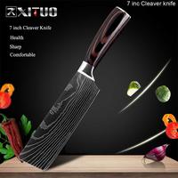 Gambar Alat potong Pisau Dapur Chef Damascus Pattern 8/7/6/5/3,5 inc - 8 in B K dari Hero Online GO SHOP undefined 3 Tokopedia