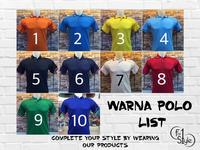 Gambar POLO SHIRT PREMIUM KATUN LAKOS - CUSTOM polo sablon BAJU KERAH MURAH - sablon besar, Pendek XL dari foronestyle undefined 5 Tokopedia