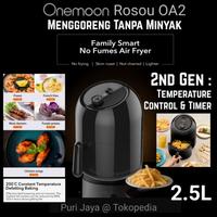 Gambar Onemoon Air Fryer OA5 Alat Menggoreng Tanpa Minyak OA2 Rosou Xiaomi - OA2 2.5L dari Puri Denshi undefined 3 Tokopedia